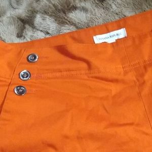 Burnt  orange banana republic shorts